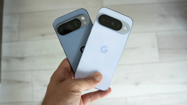 Google-Pixel-10-in-Frost-vs-Google-Pixel-10-Pro-in-Moonstone-2-of-5.jpg